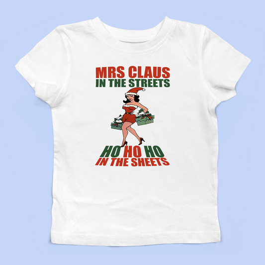 Mrs Claus In The Streets Baby Tee