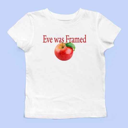 Eve Was Framed Baby Tee