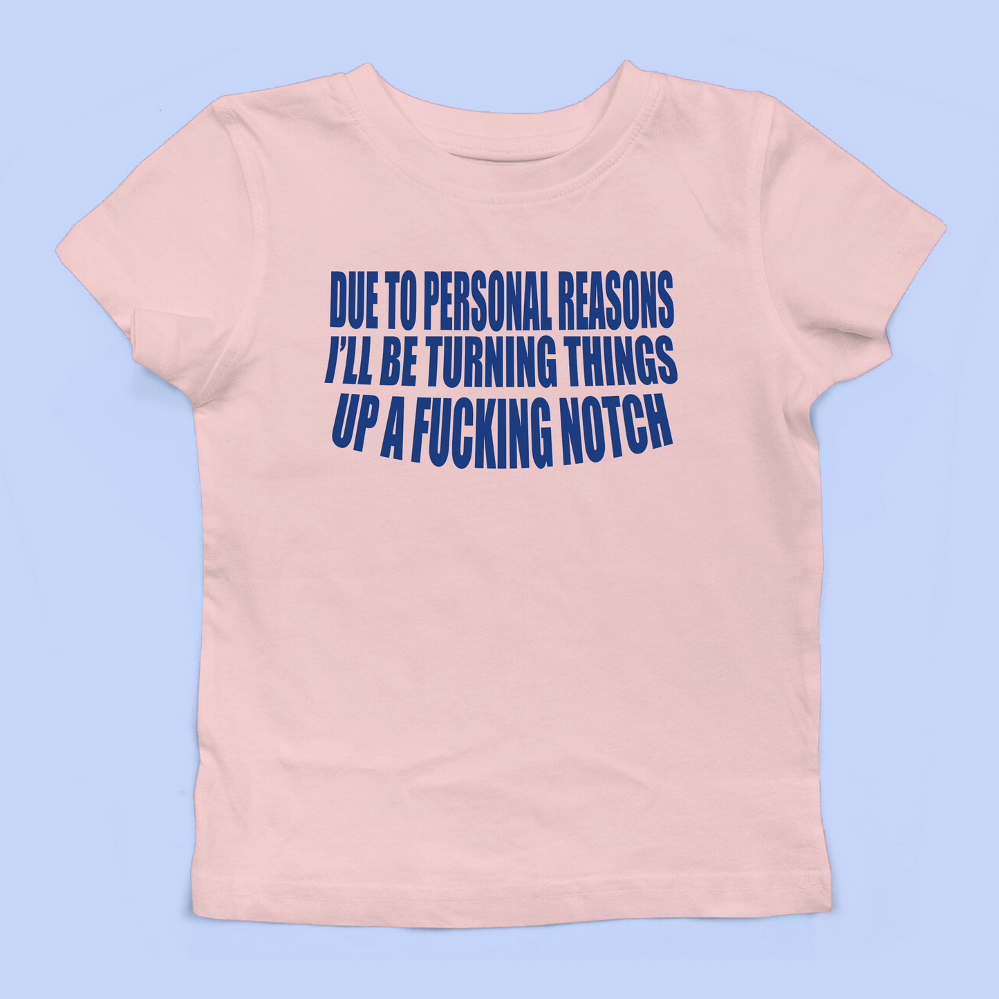 I'll Be Turning Things Up A Fucking Notch Baby Tee